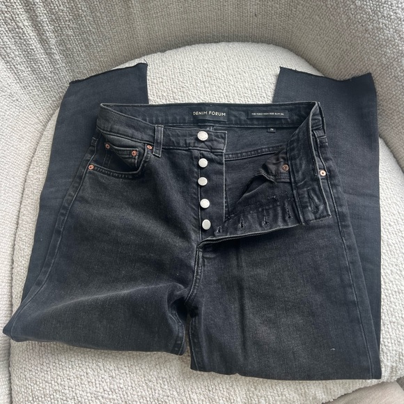 Denim Forum Yoko High Rise Slim, Black - Picture 6 of 7